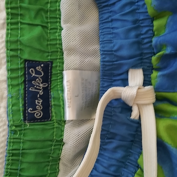 Boys Swim trunks Sea Life Sz L - Picture 3 of 3
